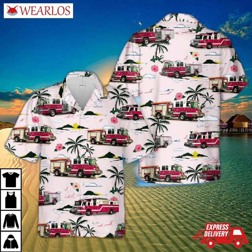 Oakland Fire Department Hawaiian Shirt