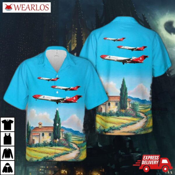 Oil Spill Response Boeing 727-2s2f/adv(re) Super 27 Hawaiian Shirt