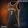 Oklahoma City Thunder Nike Edition Swingman Jersey - Black Chet Holmgren Unisex