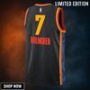 Oklahoma City Thunder Nike Edition Swingman Jersey - Black Chet Holmgren Unisex