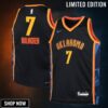 Oklahoma City Thunder Nike Edition Swingman Jersey - Black Chet Holmgren Youth