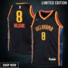 Oklahoma City Thunder Nike Edition Swingman Jersey - Black Jalen Williams Youth