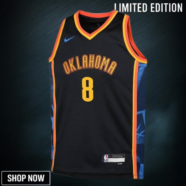 Oklahoma City Thunder Nike Edition Swingman Jersey - Black Jalen Williams Youth