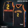 Oklahoma City Thunder Nike Edition Swingman Jersey - Black Shai Gilgeous-alexander Youth