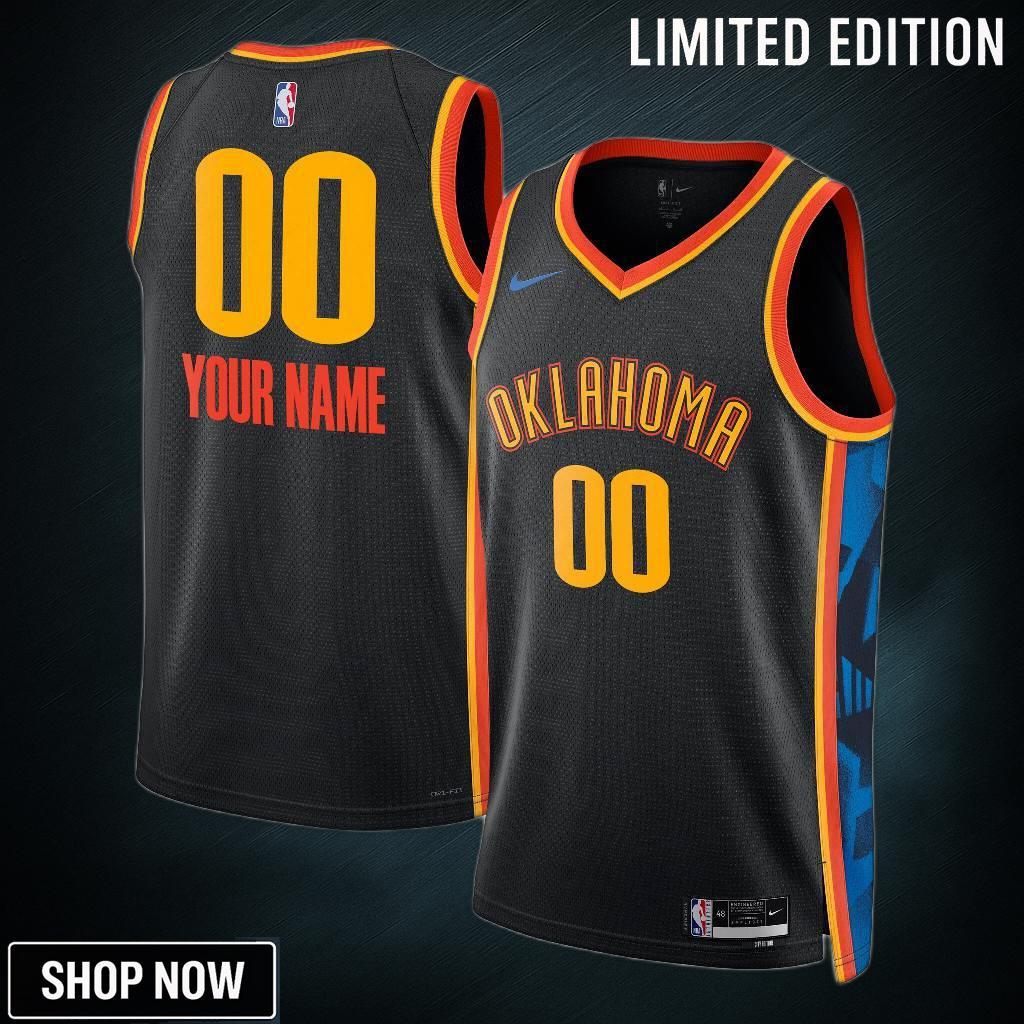 Oklahoma City Thunder Nike Edition Swingman Jersey - Custom Unisex