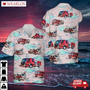 Oklahoma Tulsa Fire Department Hawaiian Shirt