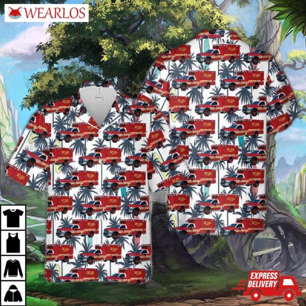 Orange County California Ems Hawaiian Shirt