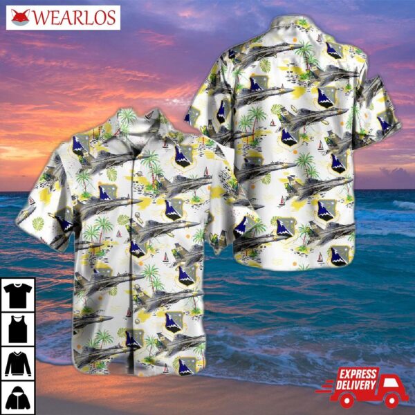 Oregon Air National Guard 173rd Fighter Wing Mcdonnell Douglas F-15c Eagle Hawaiian Shirt