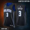Orlando Magic Chuma Okeke 3 Icon Edition Black Jersey -23 Swingman