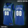 Orlando Magic Custom 00 -23 Statement Edition Blue Jersey Swingman
