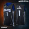 Orlando Magic Jonathan Isaac 1 -23 Icon Edition Black Jersey Swingman