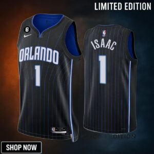 Orlando Magic Jonathan Isaac 1 -23 Icon Edition Black Jersey Swingman