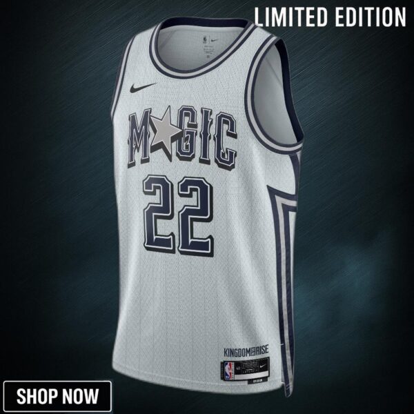 Orlando Magic Nike City Edition Swingman Jersey - Silver Franz Wagner Unisex