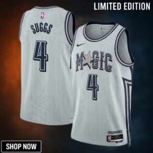 Orlando Magic Nike City Edition Swingman Jersey - Silver Jalen Suggs Unisex