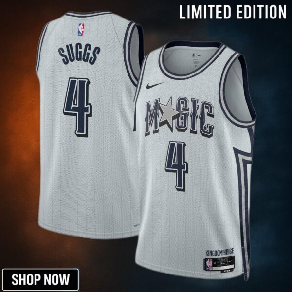 Orlando Magic Nike City Edition Swingman Jersey - Silver Jalen Suggs Unisex