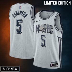 Orlando Magic Nike City Edition Swingman Jersey - Silver Paolo Banchero Unisex
