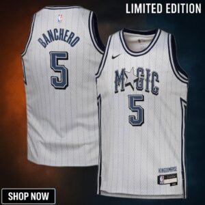 Orlando Magic Nike City Edition Swingman Jersey - Silver Paolo Banchero Youth