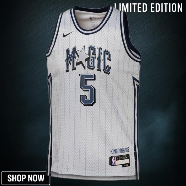 Orlando Magic Nike City Edition Swingman Jersey - Silver Paolo Banchero Youth