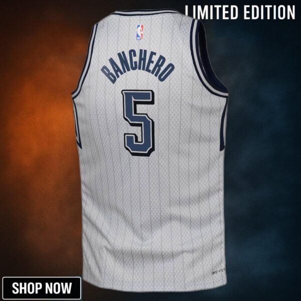 Orlando Magic Nike City Edition Swingman Jersey - Silver Paolo Banchero Youth