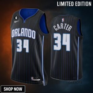 Orlando Magic Wendell Carter 34 -23 Icon Edition Black Jersey Swingman