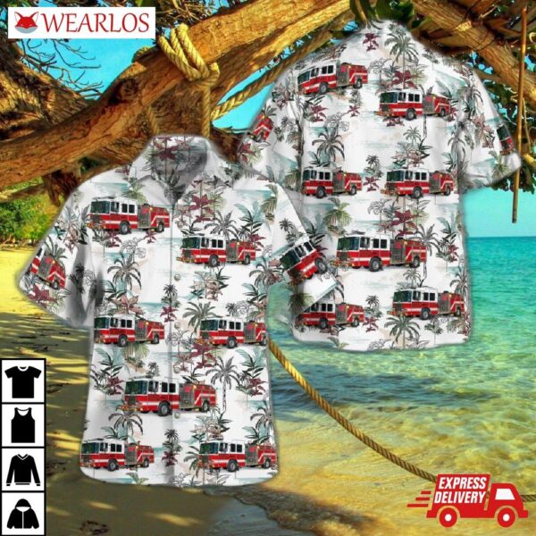 Ossipee, New Hampshire, Ossipee Corner Fire Department Hawaiian Shirt