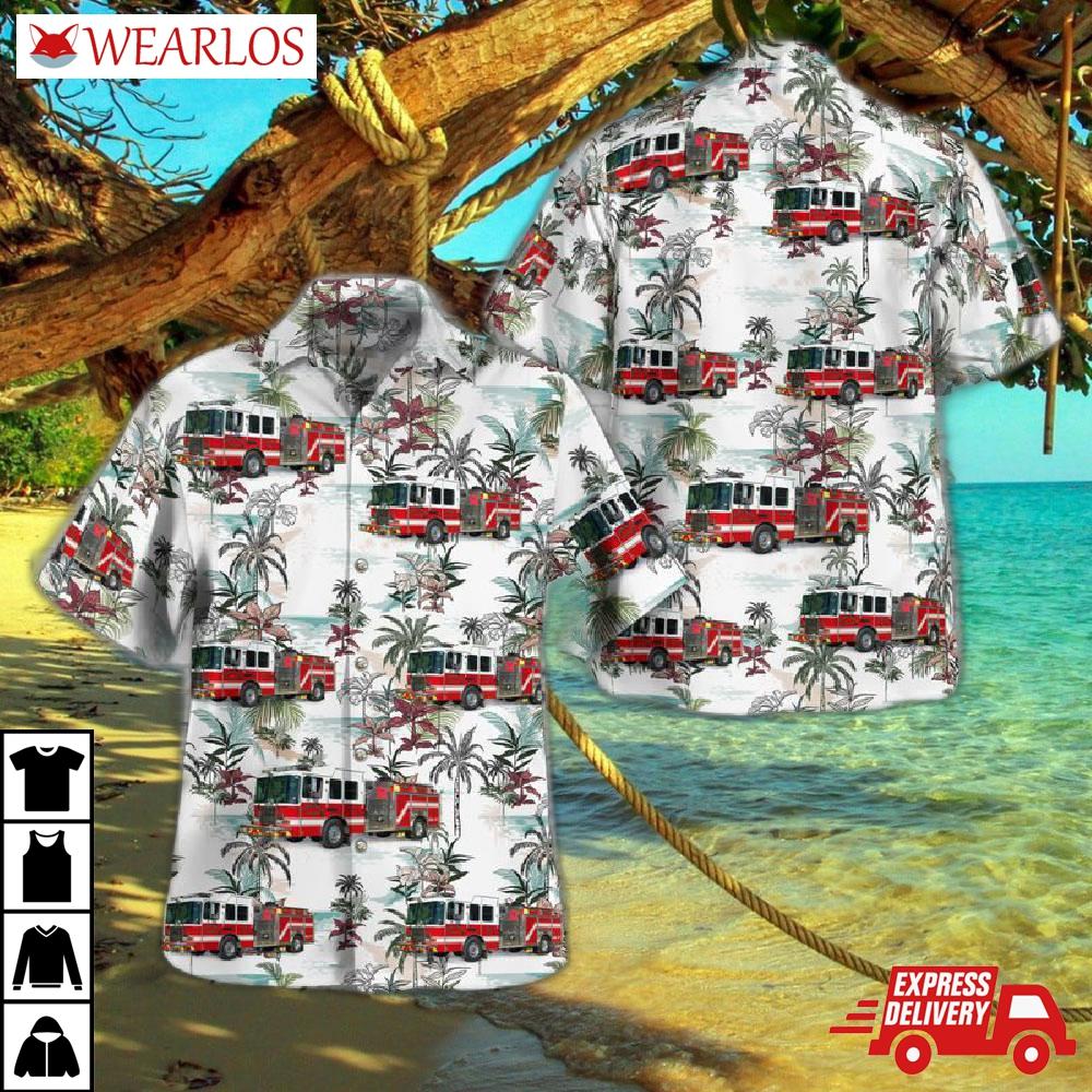 Ossipee, New Hampshire, Ossipee Corner Fire Department Hawaiian Shirt
