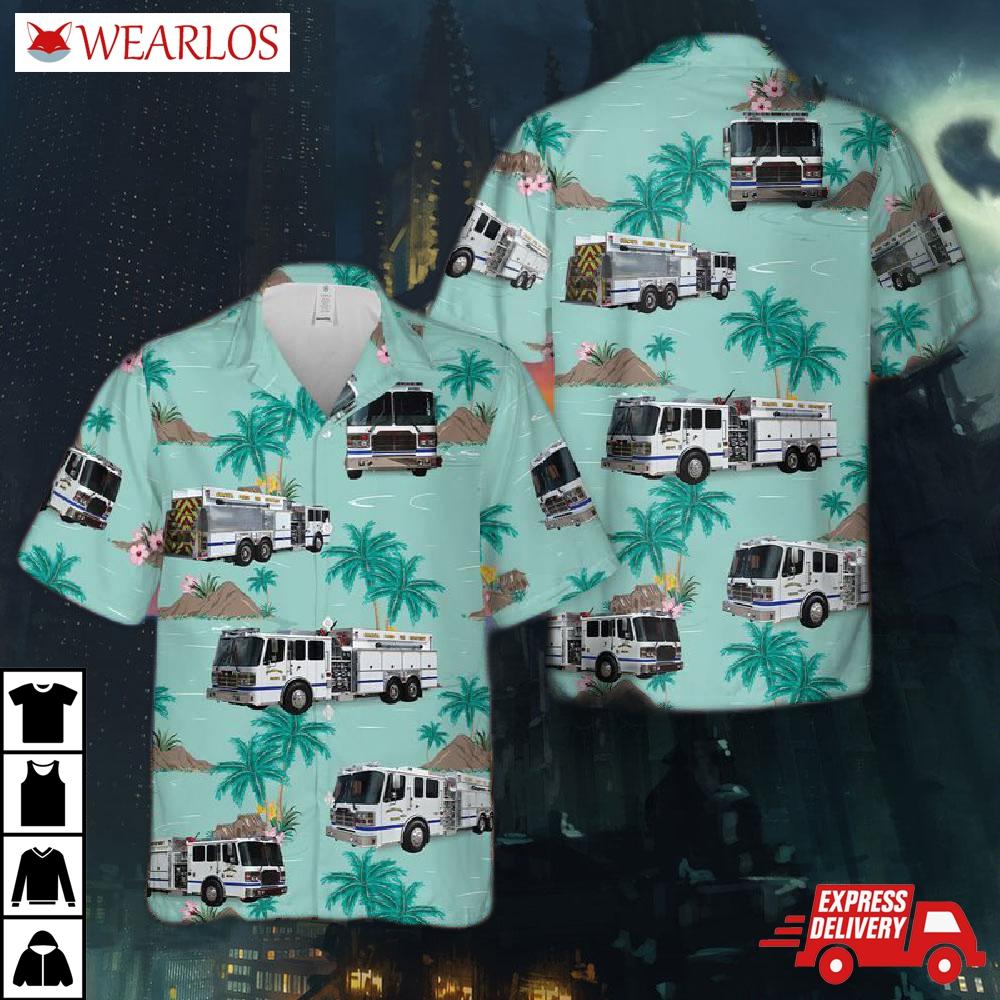 Ouachita Parish Fire Department Hawaiian Shirt