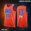 Ousmane Dieng 13 Oklahoma City Thunder Orange Men Jersey -23 Statement Edition Swingman