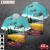 P-38 Lightning ''tangerine'' Hawaiian Shirt