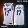 P.j. Tucker 17 Philadelphia 76ers White Jersey -23 Association Edition Swingman