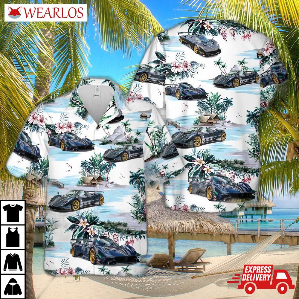 Pagani Zonda Car Hawaiian Shirt