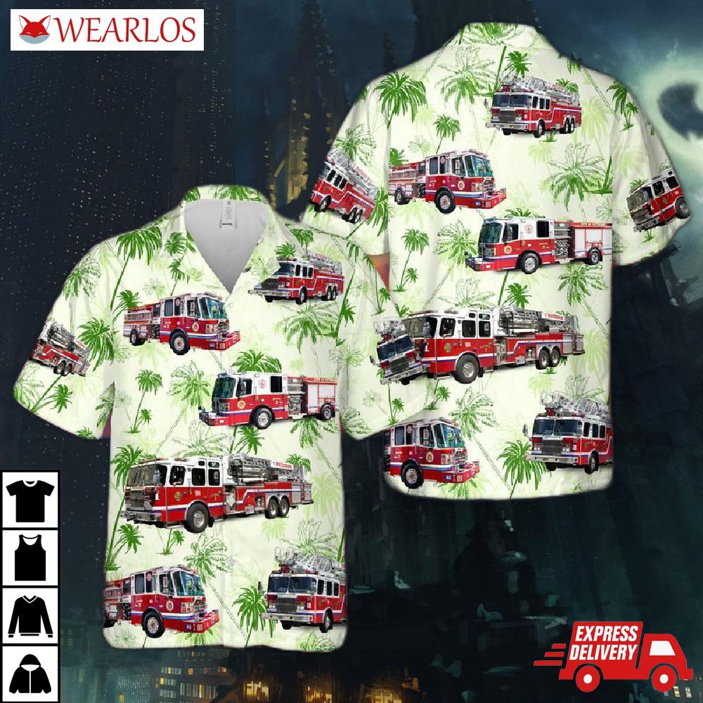 Paterson Fire Department Hawaiian Shirt