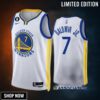 Patrick Baldwin Jr. 7 -23 Golden State Warriors White Association Edition Jersey No.6 Patch