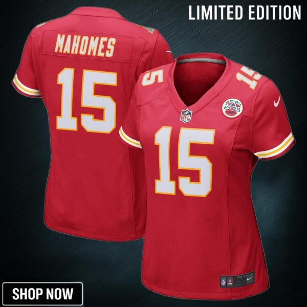Patrick Mahomes Kansas City Chiefs Womens Game Player Jersey - Red Nfl