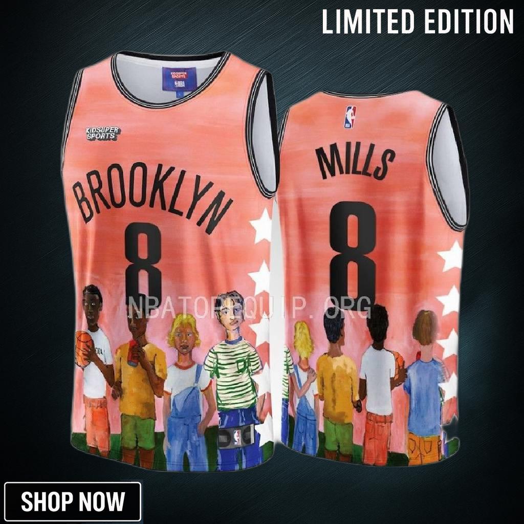 Patty Mills 8 Brooklyn Nets & Kidsuper Studios Unisex Hometown Jersey