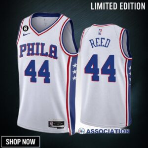 Paul Reed 44 Philadelphia 76ers White Jersey -23 Association Edition Swingman