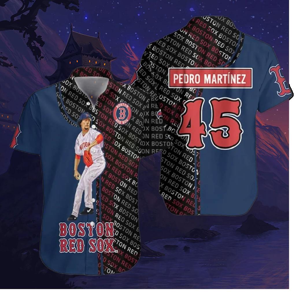 Pedro Martínez Boston Red Sox Legacy Hawaiian Shirt
