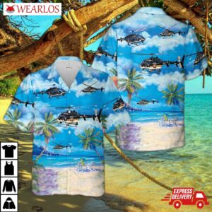 Pennsylvania State Police Helicopter Hawaiian Shirt