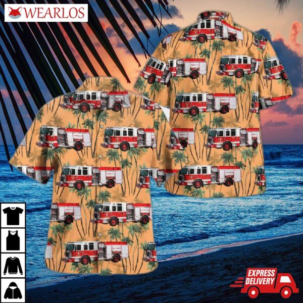 Pensacola Fire Department Pensacola, Florida Hawaiian Shirt