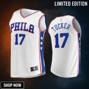 Philadelphia 76ers 17 P.j. Tucker Association Jersey -23 White