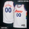 Philadelphia 76ers Nike City Edition Swingman Jersey - Custom Youth