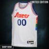 Philadelphia 76ers Nike City Edition Swingman Jersey - Custom Youth