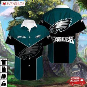 Philadelphia Eagles Bold Eagle Head Hawaiian Shirt