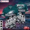 Philadelphia Eagles Bold Floral Stripes Hawaiian Shirt