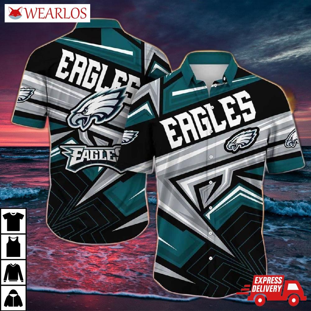 Philadelphia Eagles Dynamic Lines Hawaiian Shirt