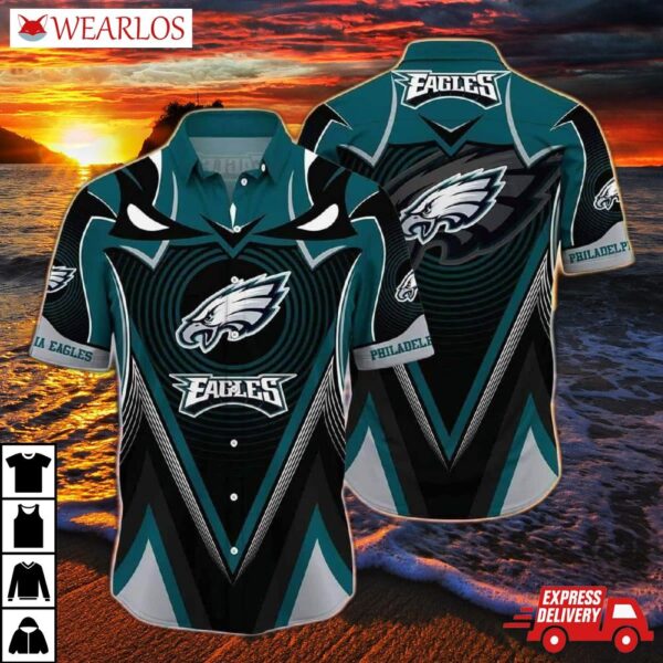 Philadelphia Eagles Fierce Fan Hawaiian Shirt