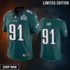 Philadelphia Eagles Fletcher Cox Green Nike Color Rush Limited Jersey