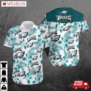 Philadelphia Eagles Hibiscus Paradise Hawaiian Shirt