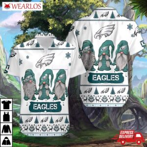 Philadelphia Eagles Holiday Gnome Hawaiian Shirt