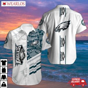 Philadelphia Eagles Retro Campus Hawaiian Shirt